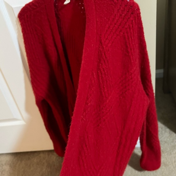 Anthropologie Red Cardigan 🎄❤️ - Picture 4 of 7